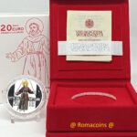 20 Euro Vaticano 2024 Argento San Francesco Le Stimmate Proof