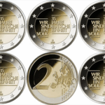 2 Euro Commemorativi 2025 Germania Riunificazione Tedesca ADFGJ