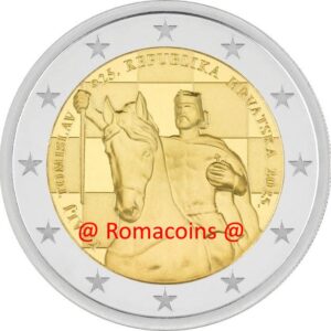 2 Euro Commemorativi Croazia 2025 Re Tomislav I