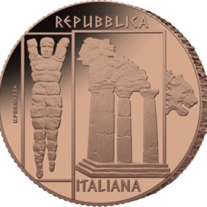 5 Euro Italia 2025 Agrigento Moneta Rame