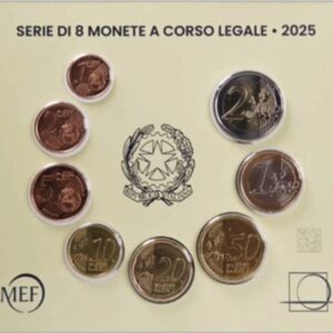 Divisionale Italia 2025 Fdc 8 Monete