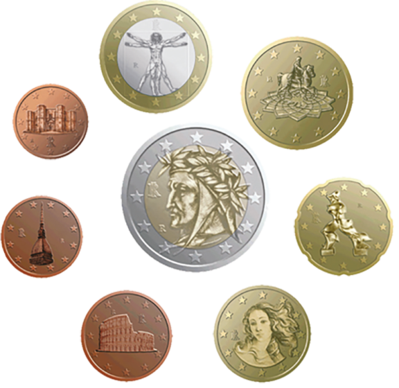 Divisionale Italia 2025 Fdc 8 Monete Serie Fior di Conio