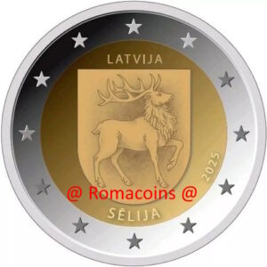 2 Euro Commemorativi Lettonia 2025 Selija Unc Romacoins