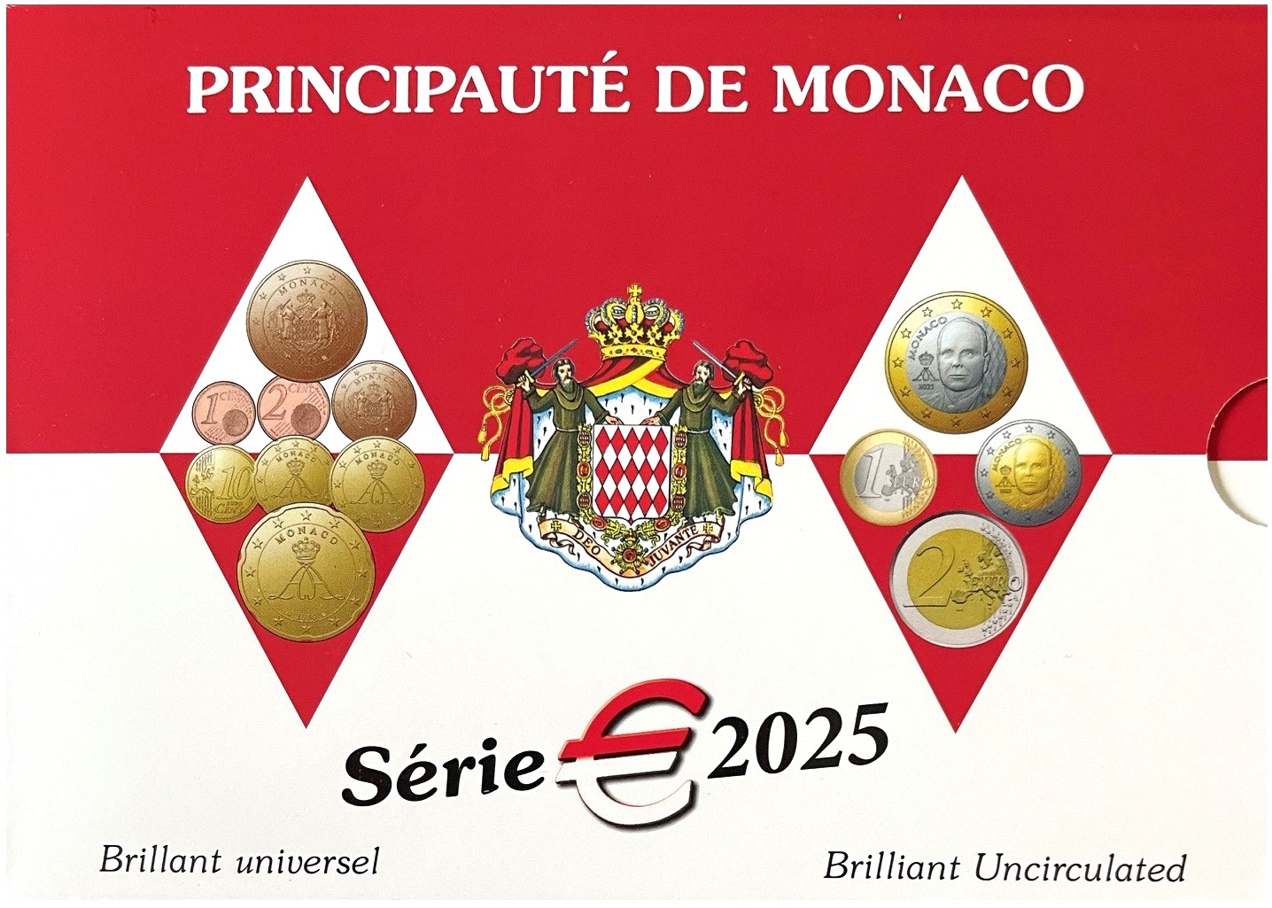 Divisionale Monaco 2025 Serie Fdc Fior Di Conio